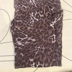 100% silk scarf. Leopard print